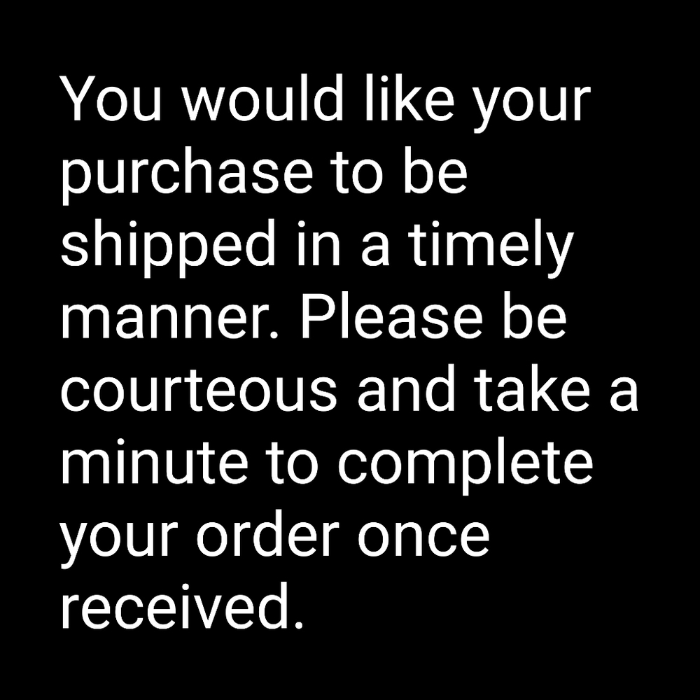 Complete Your Purchase Please 🙏